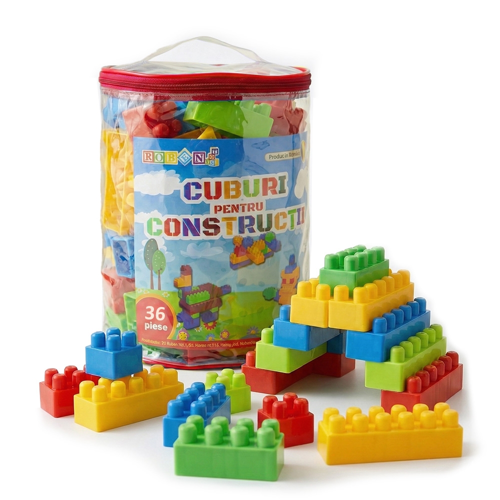 Cuburi 36 piese - ROBENTOYS - imagine 6