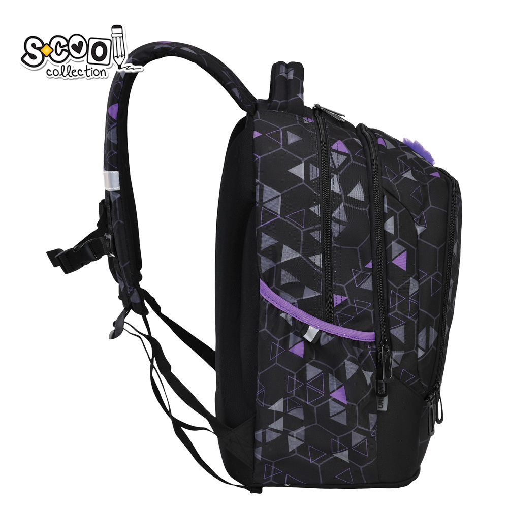 Ghiozdan anatomic URBAN, 43x29x22 cm, SHAPES - S-COOL - imagine 3