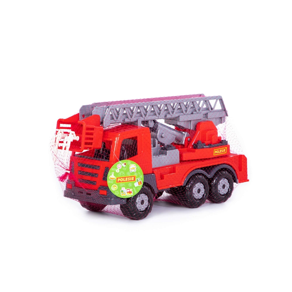 Camion pompieri + elevator - Supertruck, 45x16.5x26 cm, Polesie - imagine 6