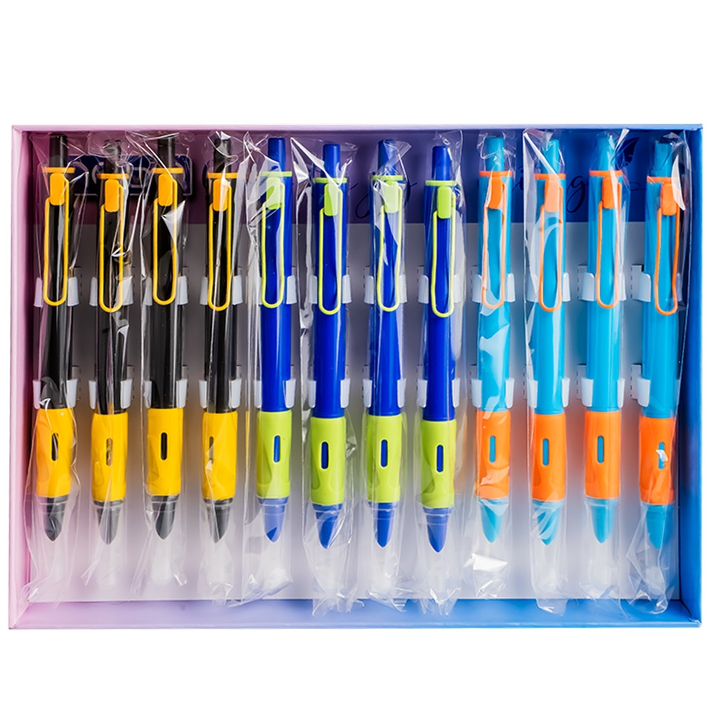 Stilou din plastic, cu mecanism, cerneala termosensibila - NEBO - imagine 4
