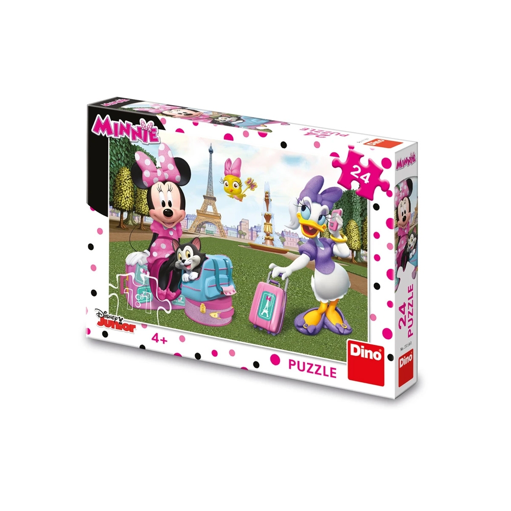 Puzzle 24 piese, Minnie in Paris - DINO TOYS