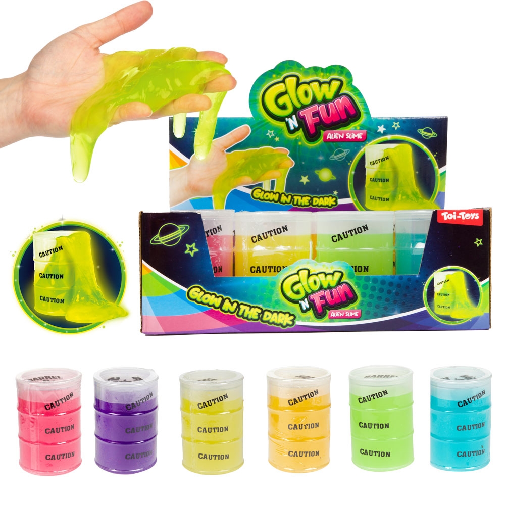 Slime fosforescent, in butoias - Toi-Toys