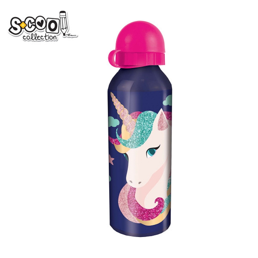 Sticla apa, aluminiu, Unicorn, 500ml - S-COOL