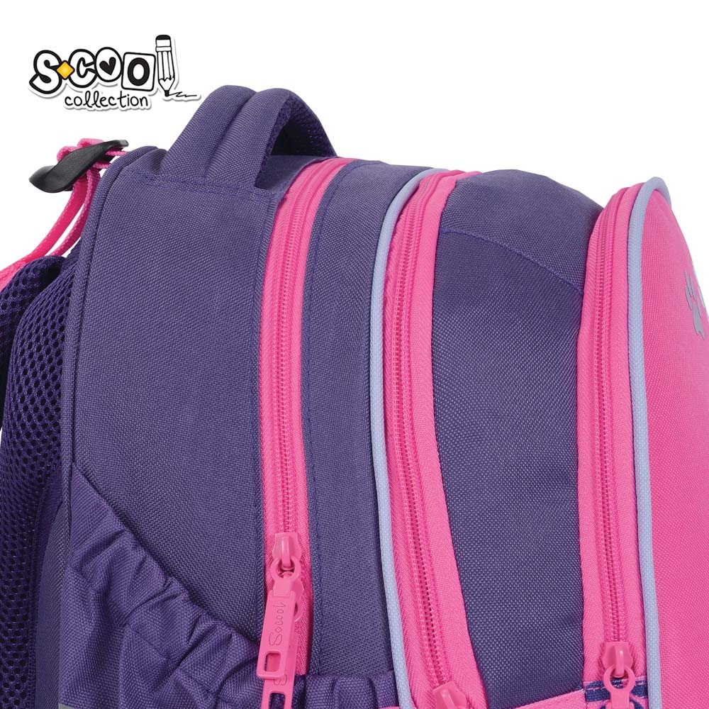 Ghiozdan anatomic, 39x33x18 cm, THINK PINK - S-COOL - imagine 5