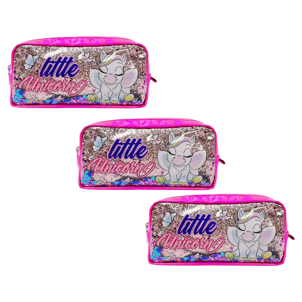 Penar borseta paiete, LITTLE UNICORN, 22x11x5.5 CM - S-COOL - imagine 5