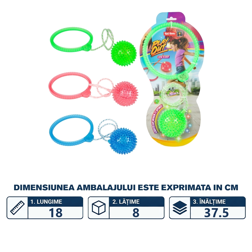 Swing Ball, Coarda cu minge pentru glezna - Toi-Toys - imagine 2