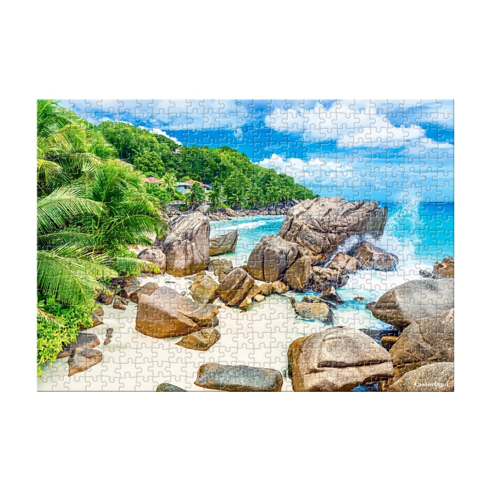 Puzzle 500 piese, La Digue, Seychelles - Castorland - imagine 2