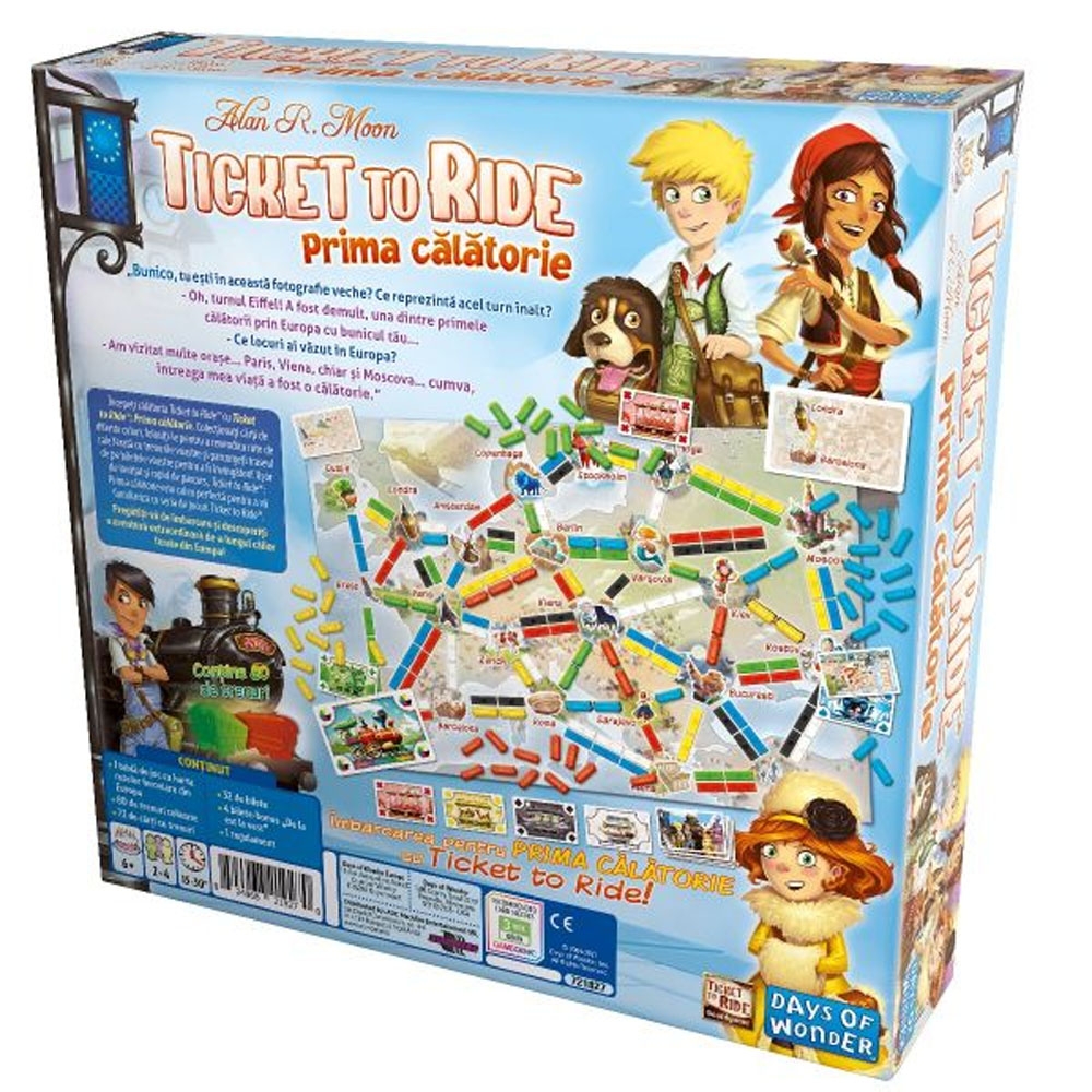 Joc de societate - Ticket to ride Prima calatorie, limba romana, Asmodee - Blackfire - imagine 2