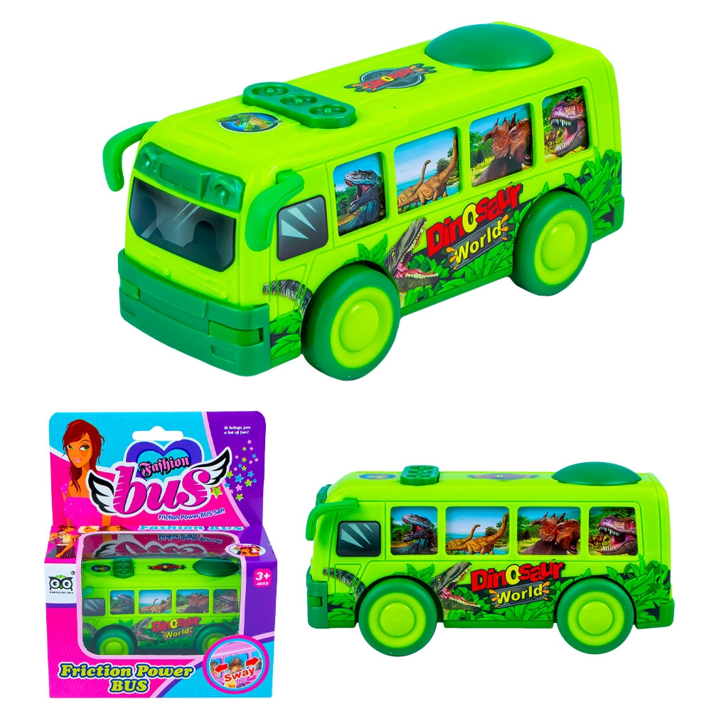 Autobuz frictiune 12x5,5x5,5 cm - imagine 3