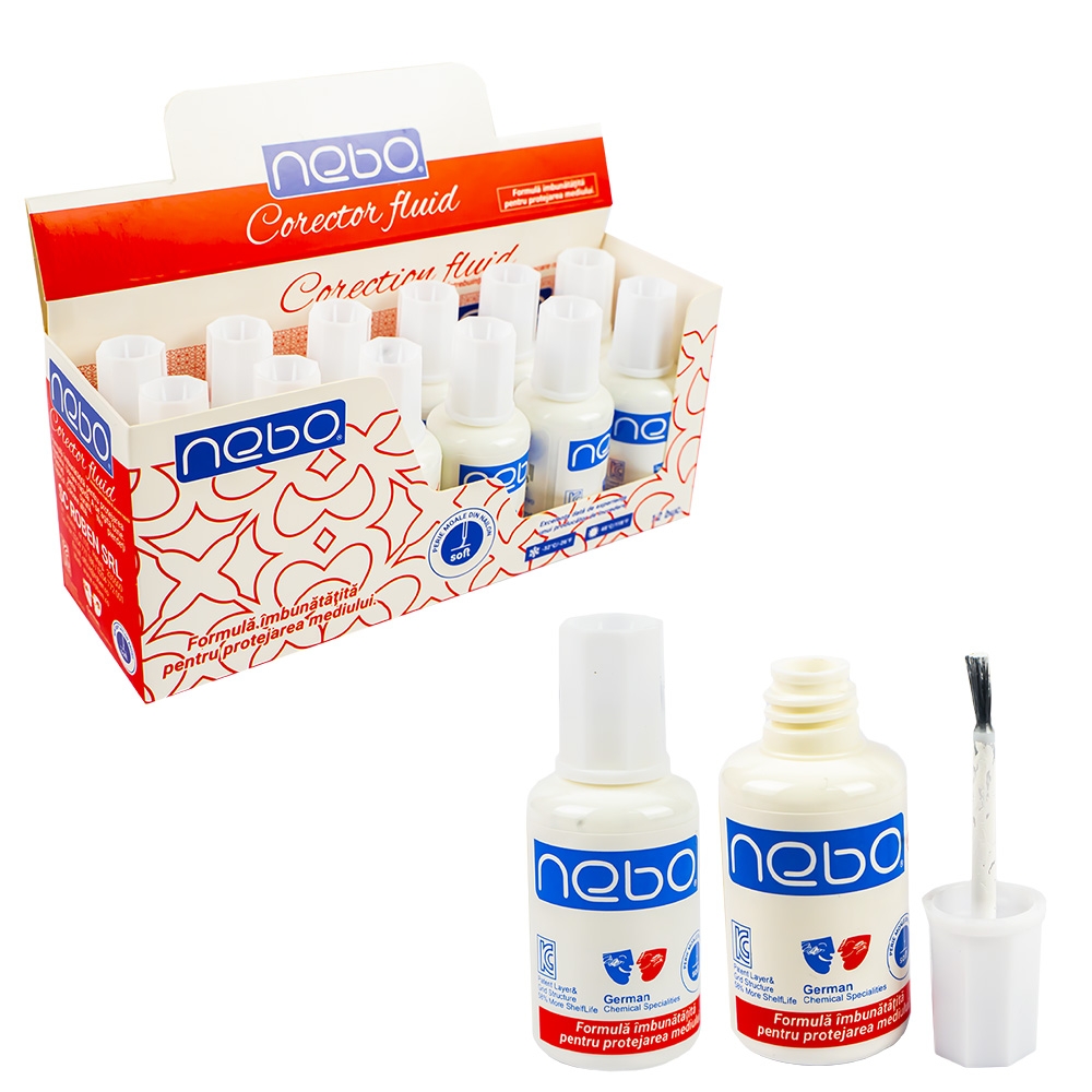 Corector fluid, 12 ml - NEBO - imagine 3