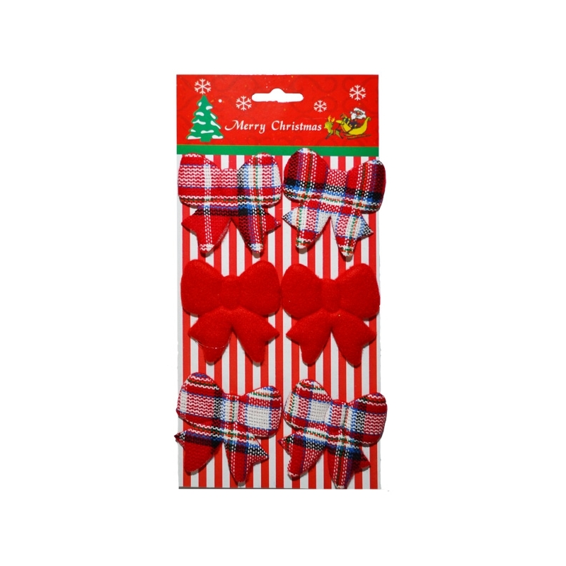 Fundite decorative, material textil, 6/set - imagine 3