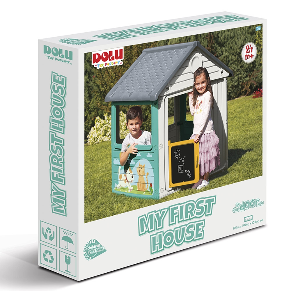 Casuta, My First House, 125x100x104 cm - Dolu - imagine 3