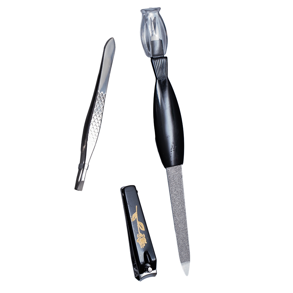 Set unghiera+pila+penseta, pe blister - imagine 3