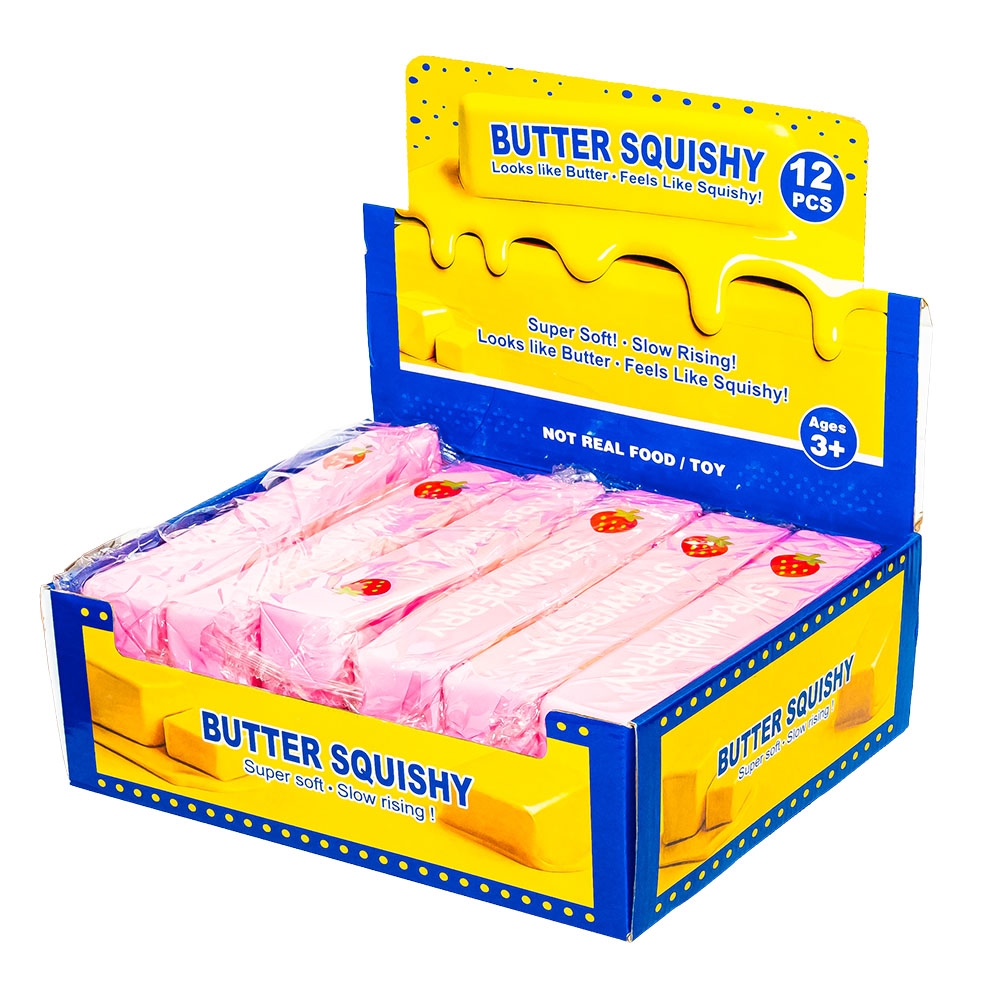 Jucarie antistres Squishy, Strawberry Butter - imagine 4