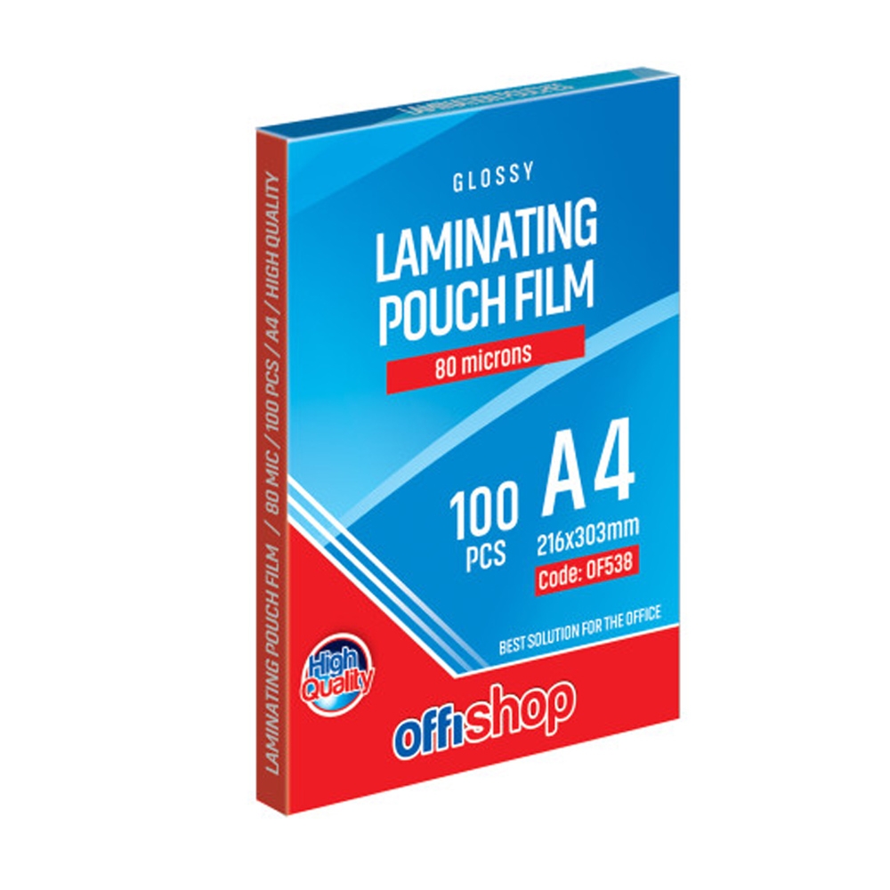 Folie laminare A4, 80mic, 100 buc/top - OFFISHOP - imagine 3