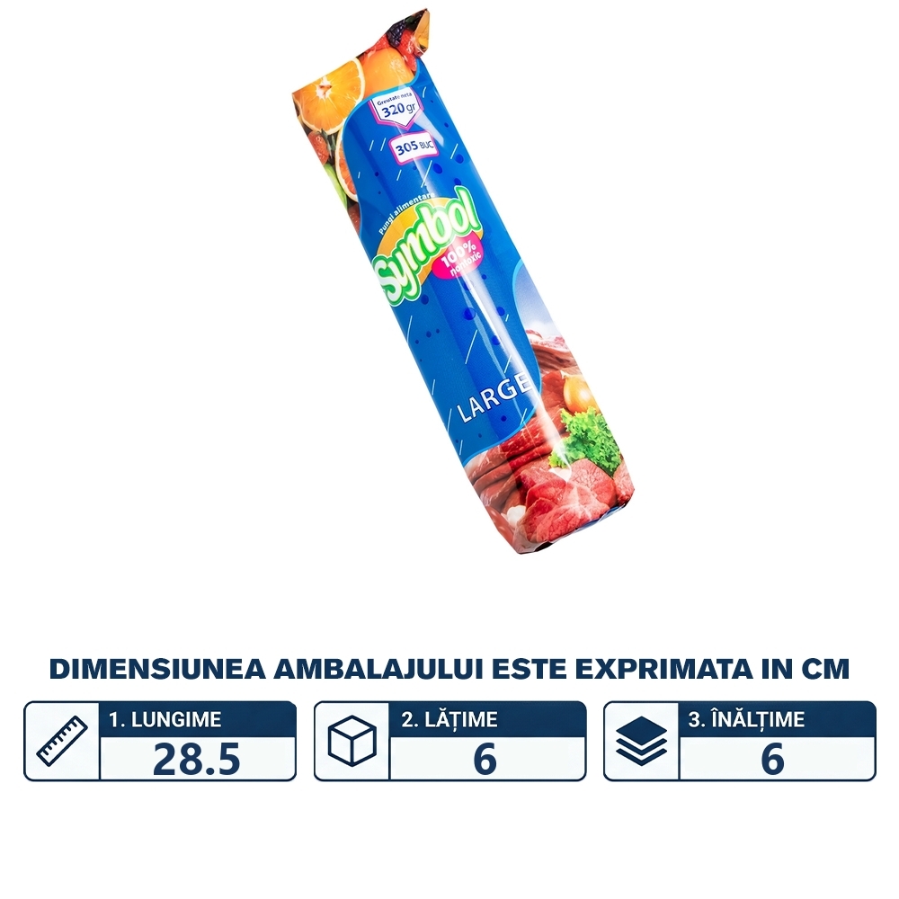 Pungi alimentare 3 kg Symbol - imagine 2