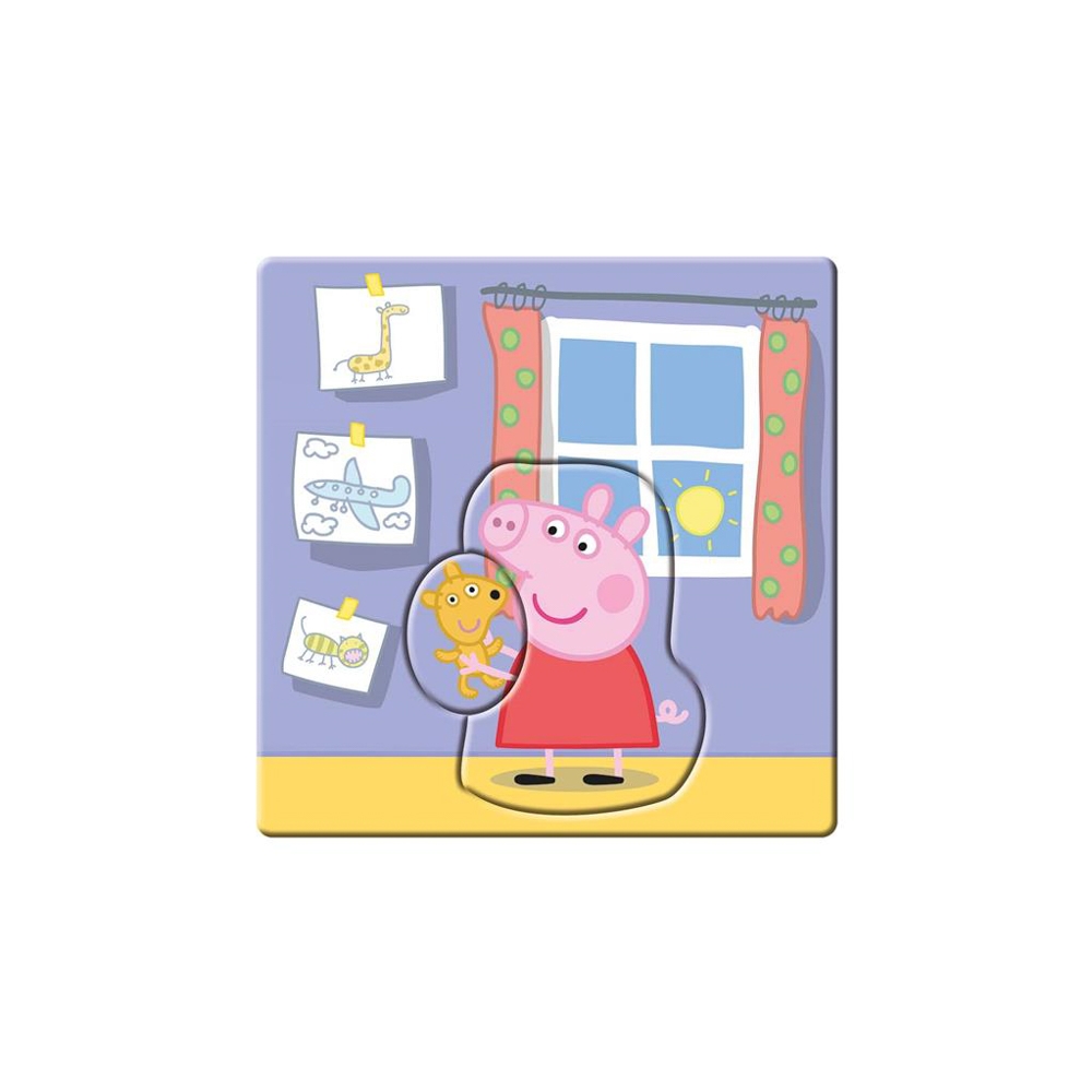 Puzzle 3 in 1, Peppa Pig - DINO TOYS - imagine 5