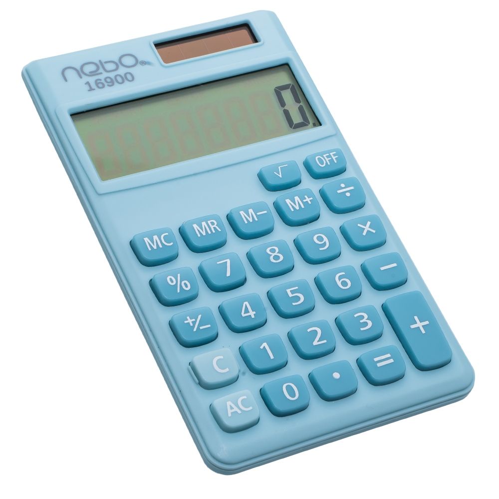 Calculator 8 digiti, cu baterii si incarcare solara  - NEBO - imagine 4