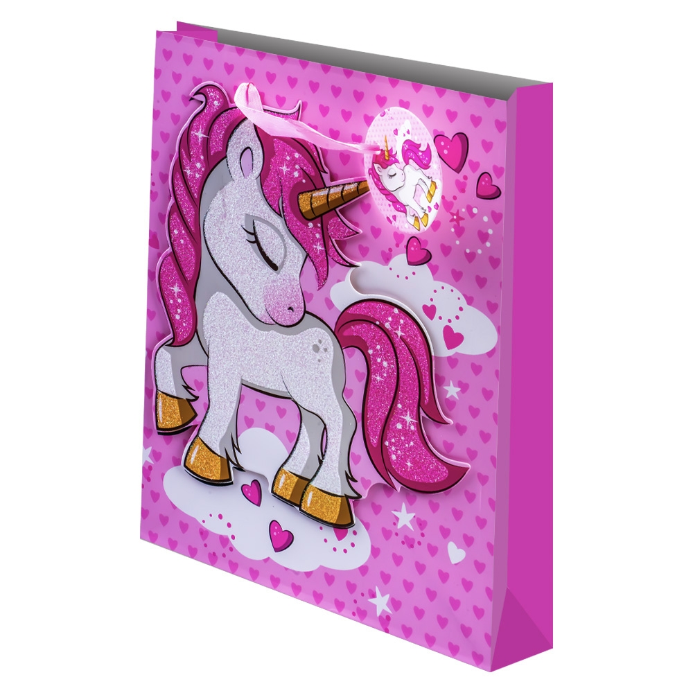 Punga cadou 3D, Unicorn, 26x32x10 cm - imagine 6