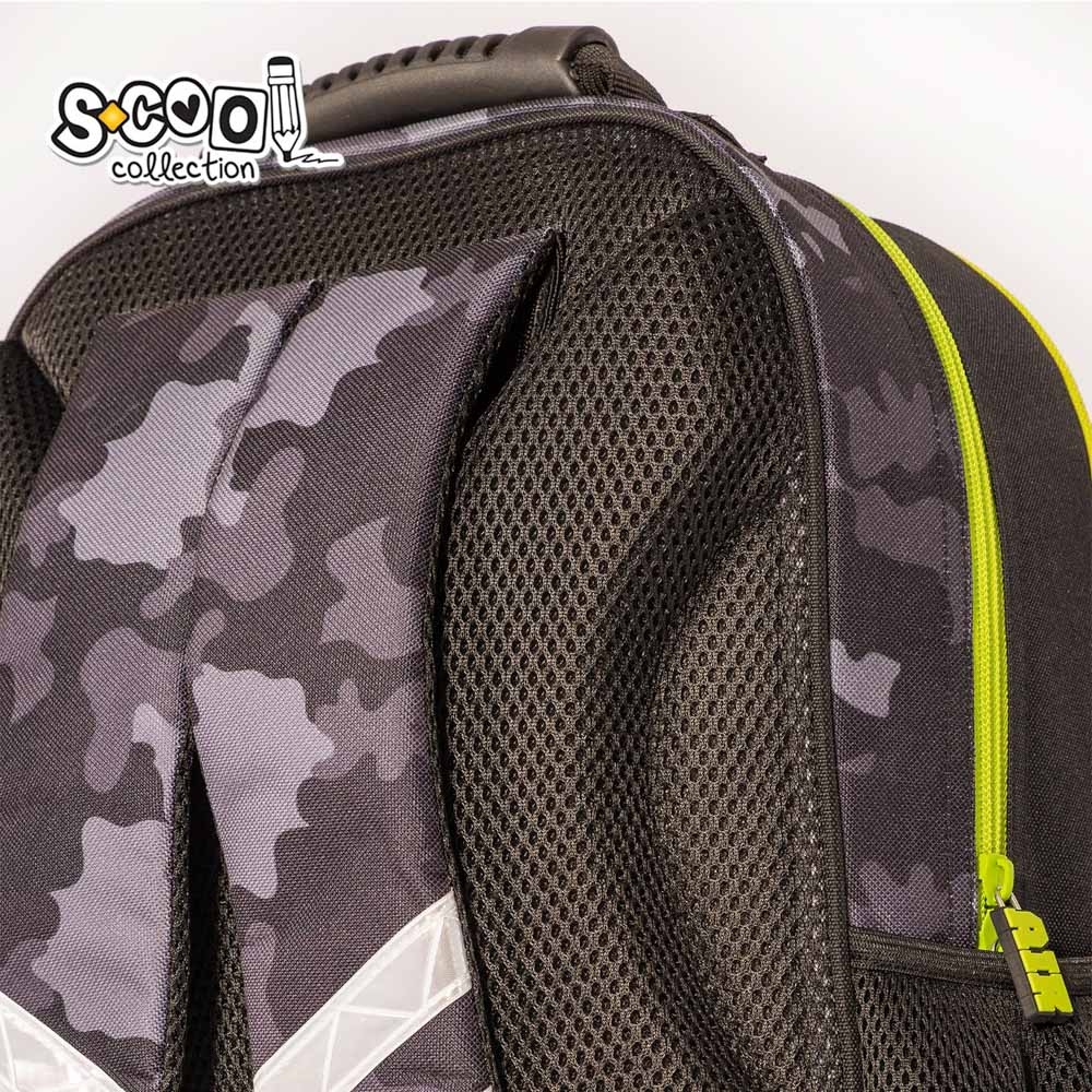 Ghiozdan ergonomic, 40.5x29x13.5 cm, AIR FORCE - S-COOL - imagine 8