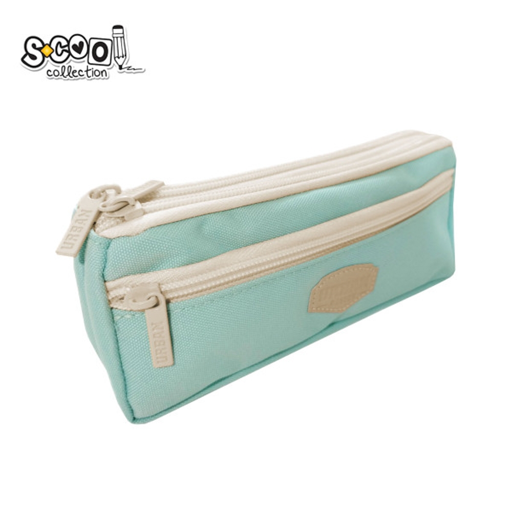 Penar borseta, 2 fermoare, Urban, 21x5.5x21 cm - S-COOL - imagine 8