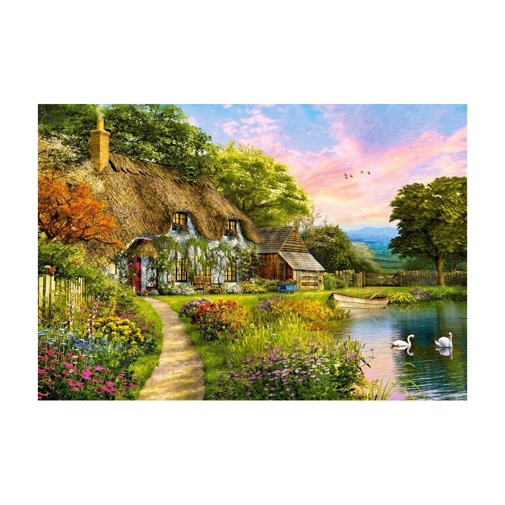 Puzzle 1500 piese, Casuta De La Tara - Castorland - imagine 2