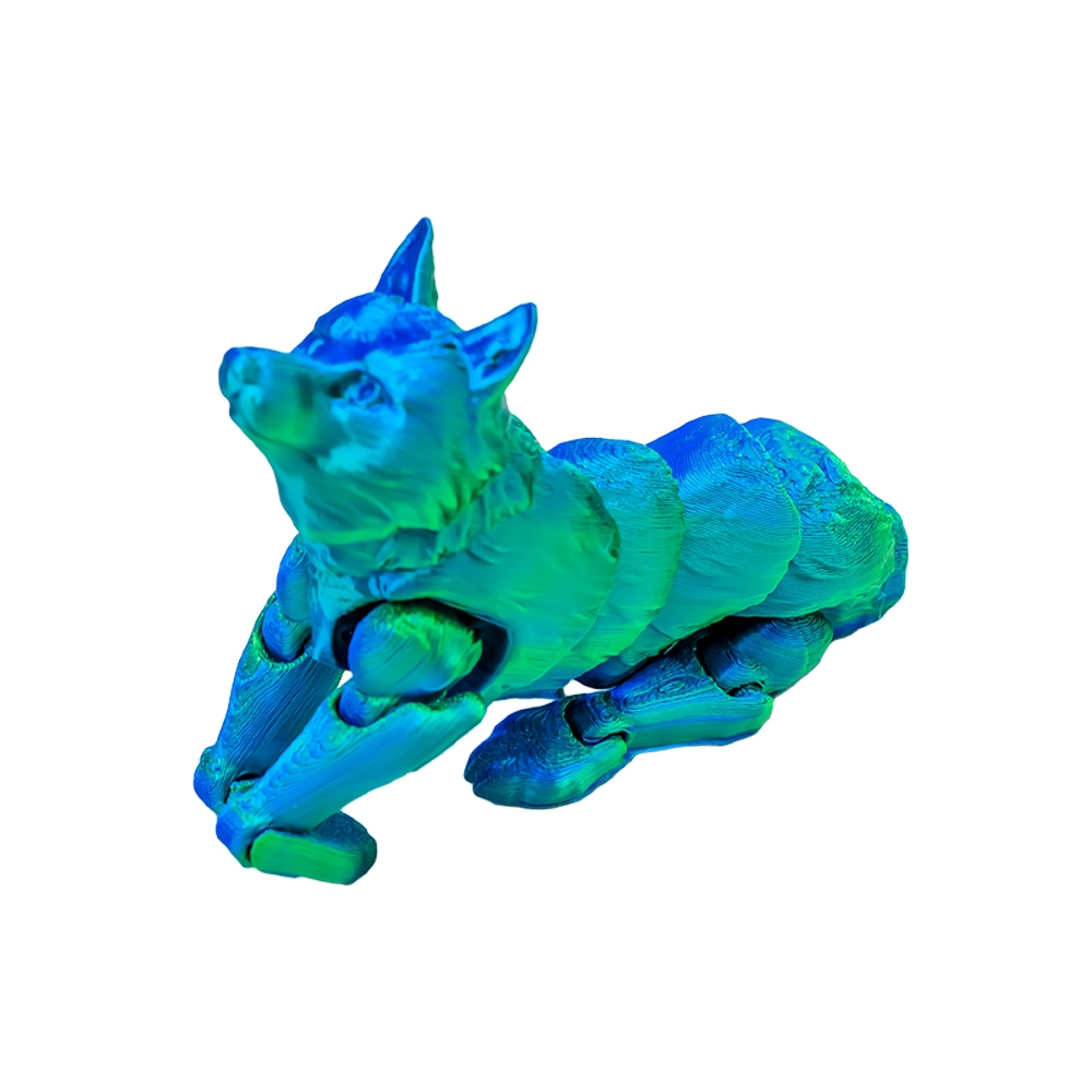 Jucarie Lup 3D, 17 cm - imagine 6