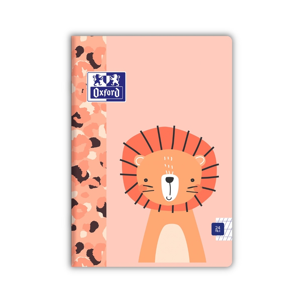 Caiet Oxford A5, 24 file, TIP I, 80G, Optik, coperta plastic - imagine 3