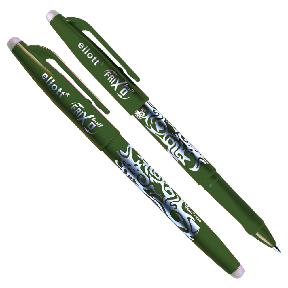 Pix cu cerneala termosensibila, clips, mina verde, 0.7 mm -  ELLOTT - imagine 3