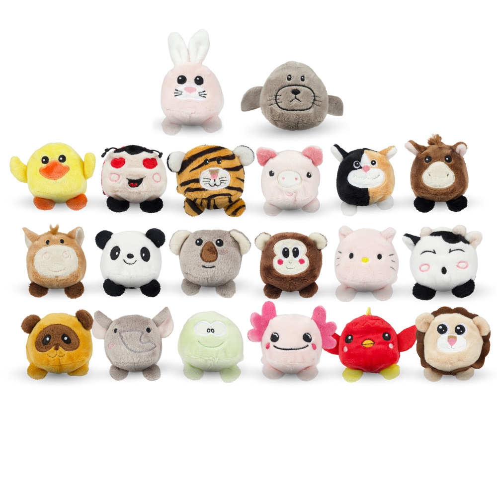 Jucarie de plus, Animalut Beanie, 8 cm - Toi-Toys - imagine 3