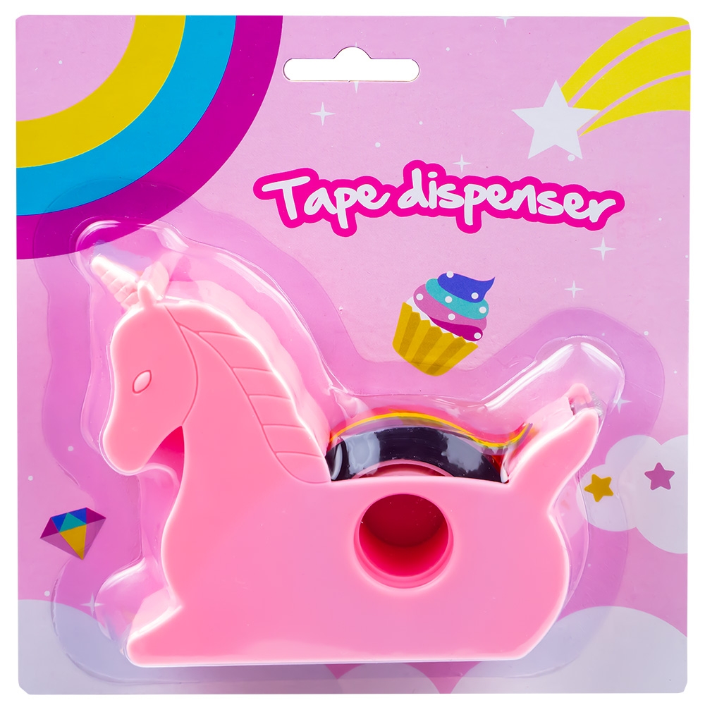 Banda adeziva cu dispenser, Unicorn - imagine 3