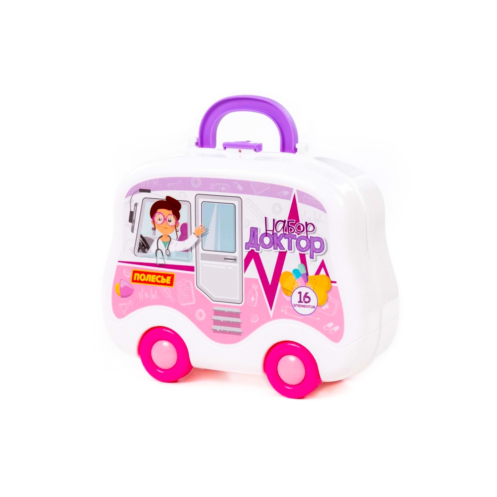 Set doctor in gentuta, 26.6x9.8x21.7 cm, Polesie - imagine 12
