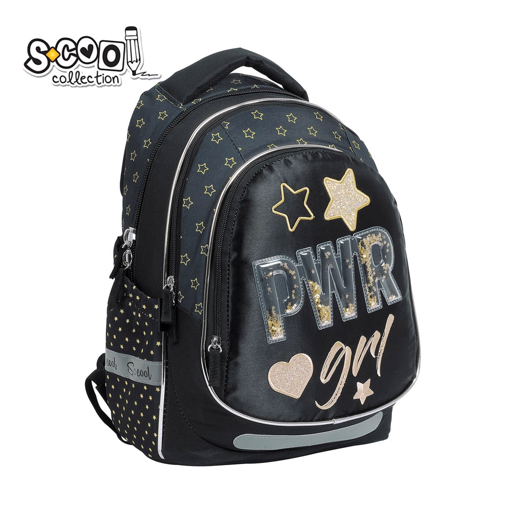 Ghiozdan anatomic light, 41x28x21 cm, PWR GIRL - S-COOL - imagine 2