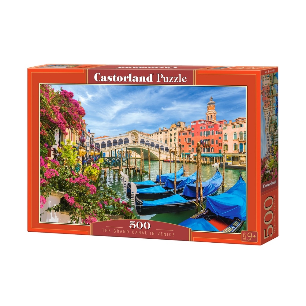 Puzzle 500 piese, Canal Grande, Venetia - Castorland