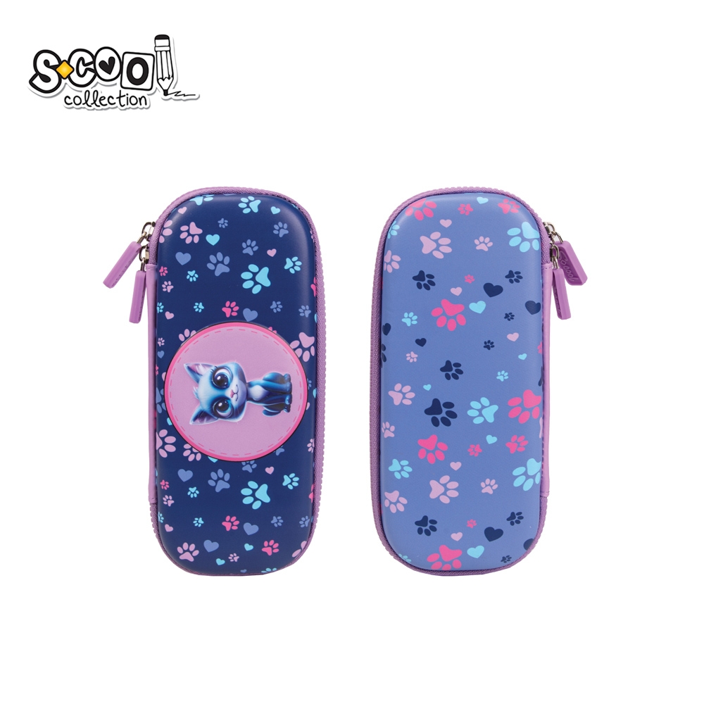 Penar neechipat 3D, 1 fermoar, MEOW, 22x11x5 cm - S-COOL