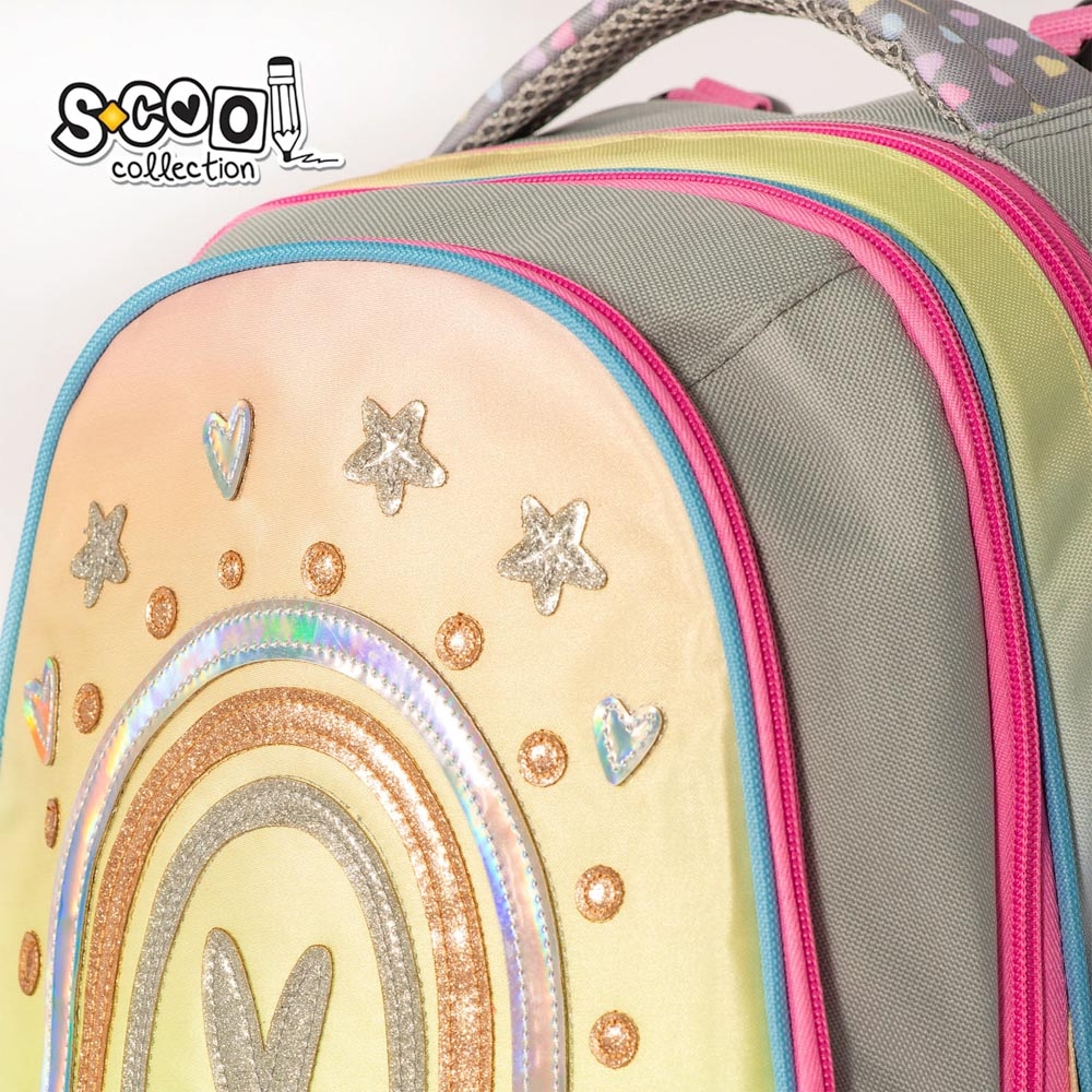 Ghiozdan anatomic, 38x39x19.5 cm, HAPPINESS - S-COOL - imagine 7
