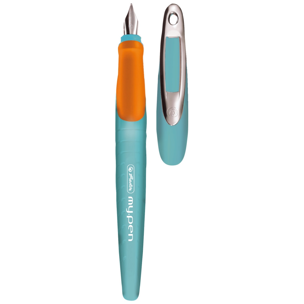 Stilou My.Pen penita M turcoaz/orange - blister - imagine 3