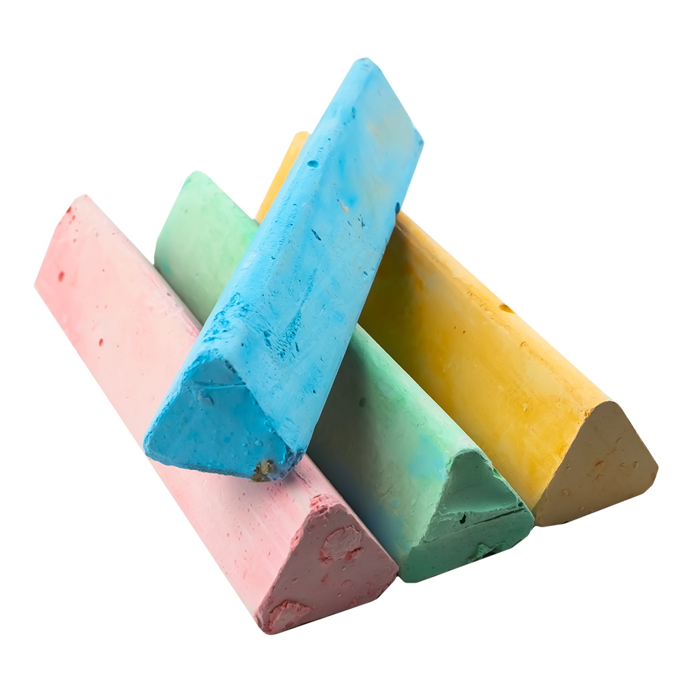 Creta JUMBO color, triunghiulara, 10 buc/set - NEBO - imagine 5