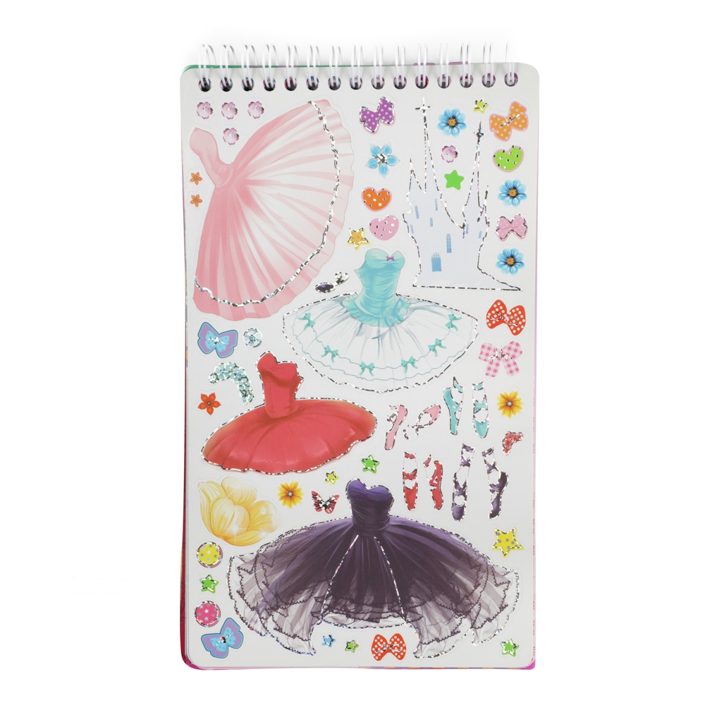 Carnetel de desen cu stickere si sabloane - Toi-Toys - imagine 11