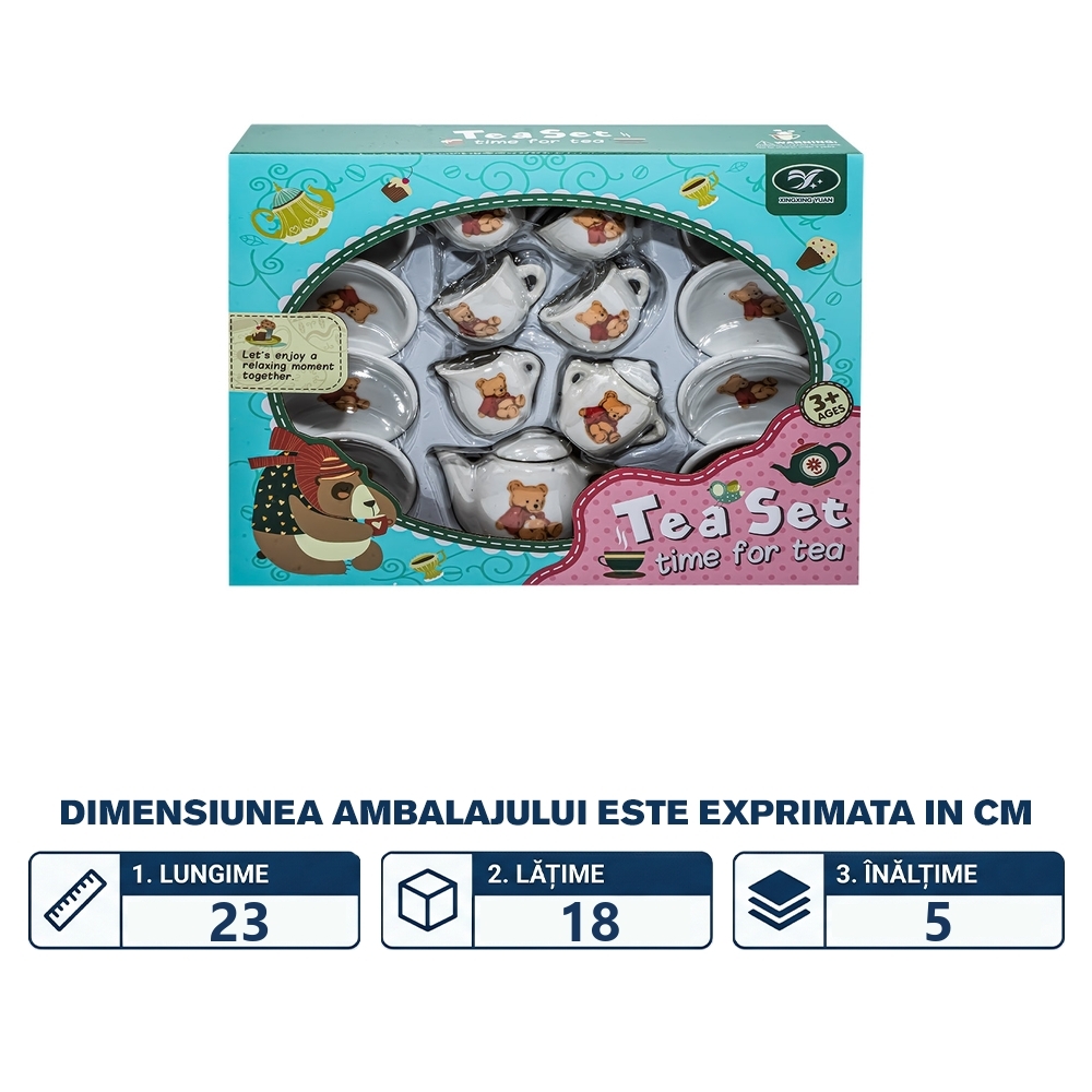 Set ceai, 17 piese - imagine 2