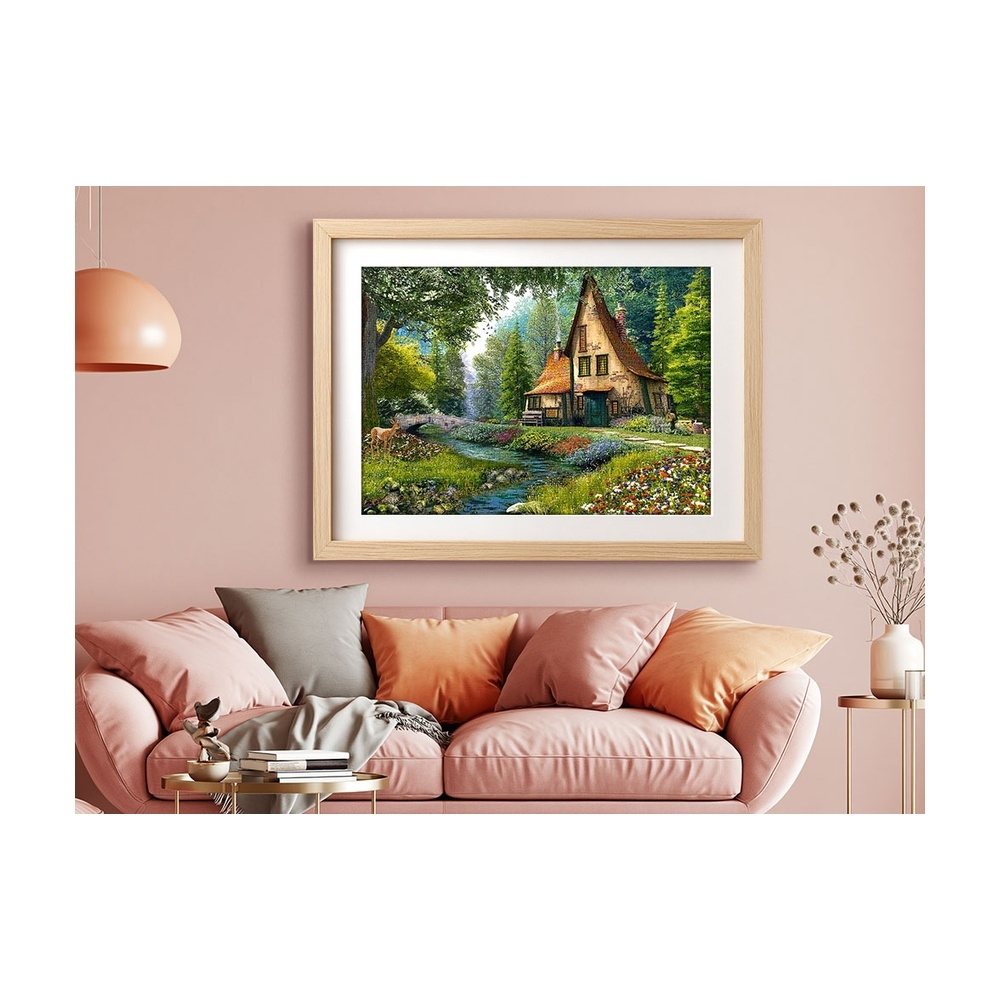 Puzzle 2000 piese, Casuta In Padure - Castorland - imagine 3