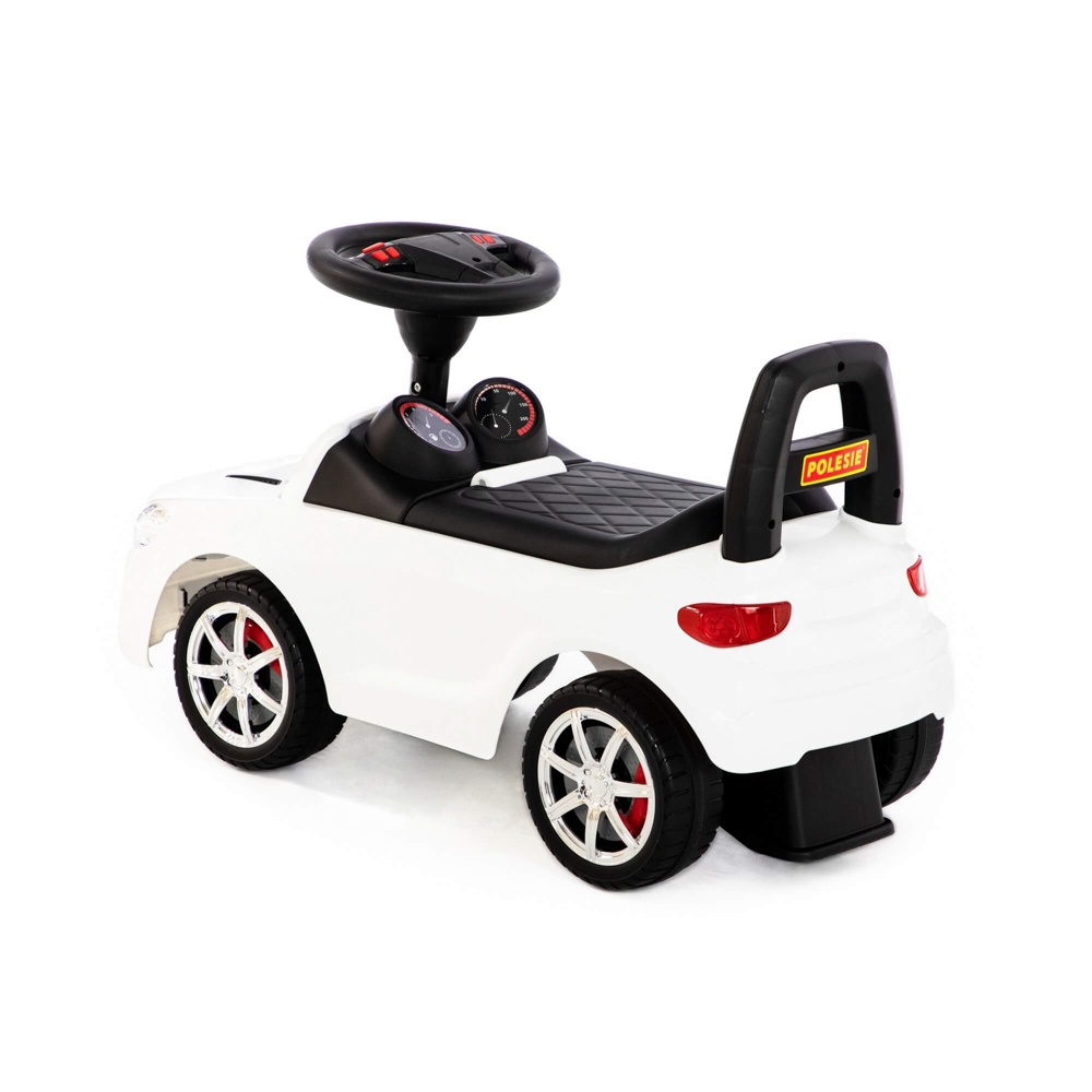 Masinuta - Supercar, alba, fara pedale, 66x28.5x30 cm, Polesie - imagine 5