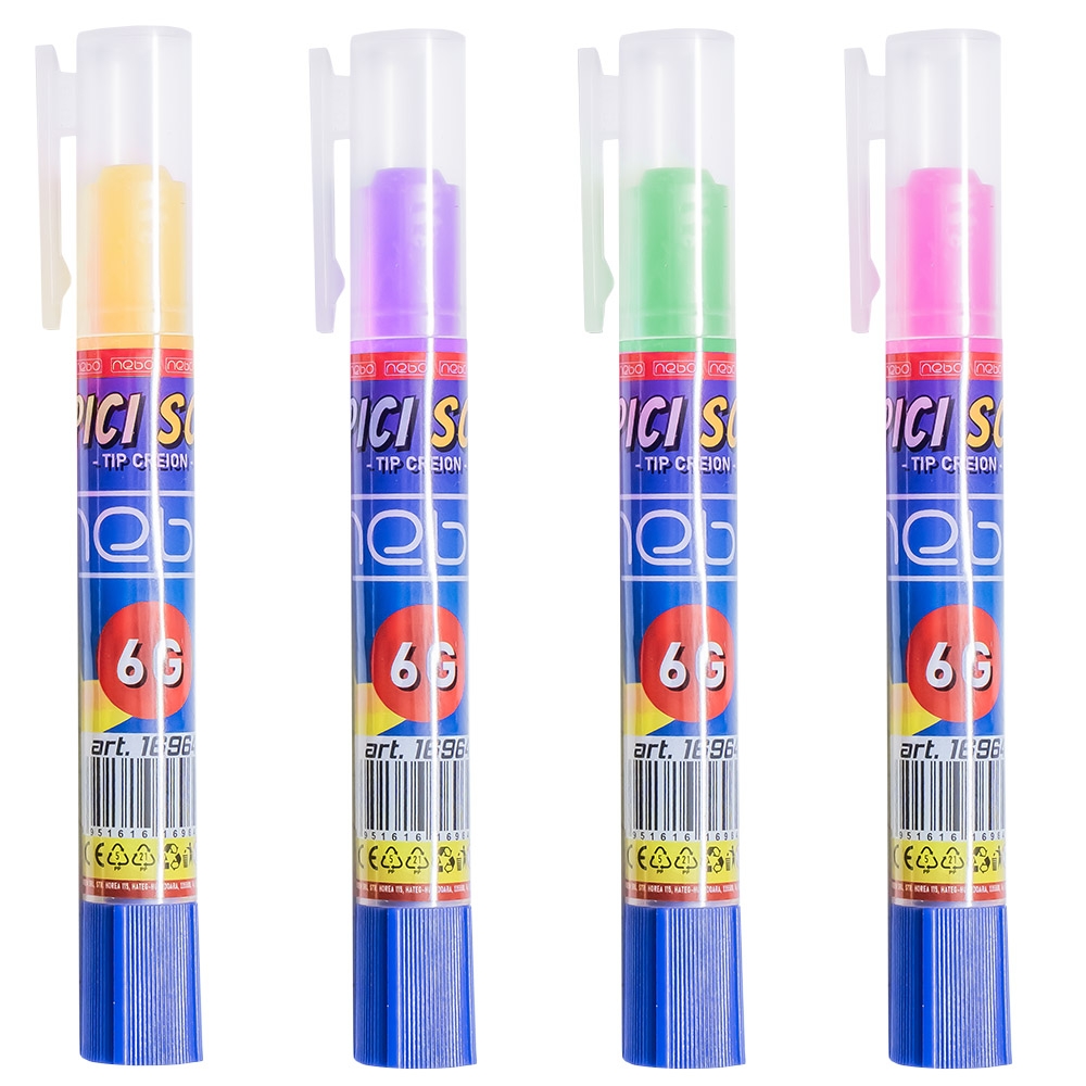 Lipici solid, tip creion, 6g - NEBO - imagine 3