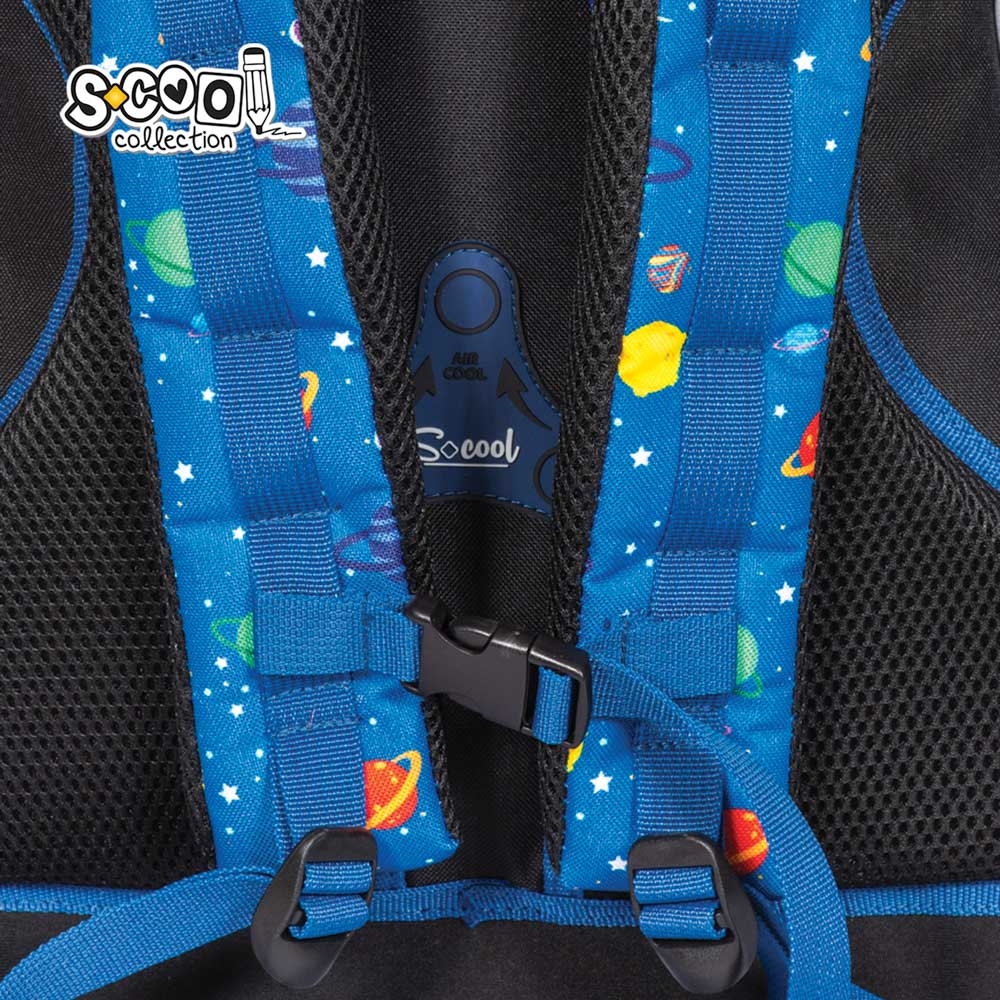 Ghiozdan anatomic SPACE, 38x39x19.5 cm - S-COOL - imagine 9