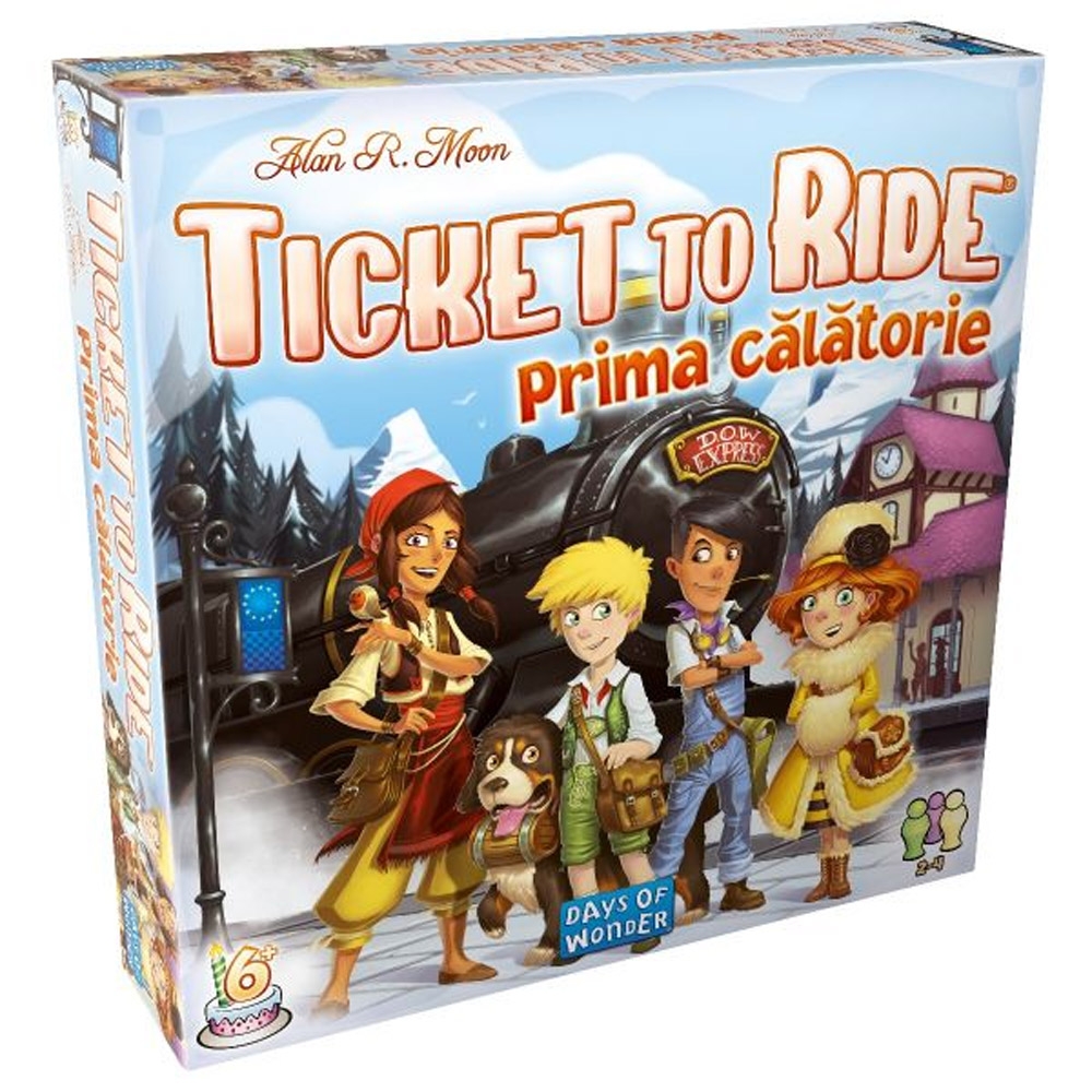 Joc de societate - Ticket to ride Prima calatorie, limba romana, Asmodee - Blackfire