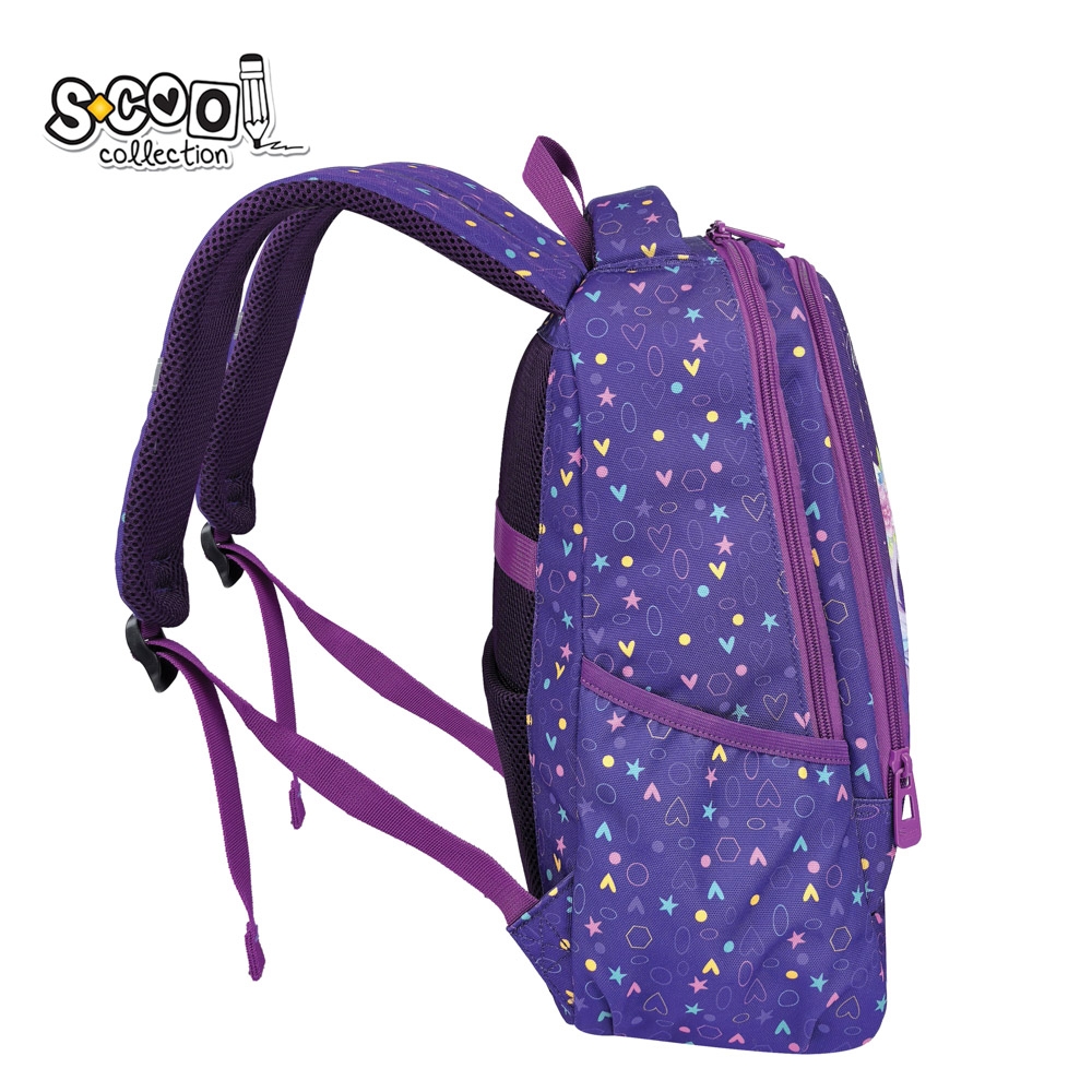 Ghiozdan ergonomic, 40x29x14 cm, MAGICAL UNICORN - S-COOL - imagine 3