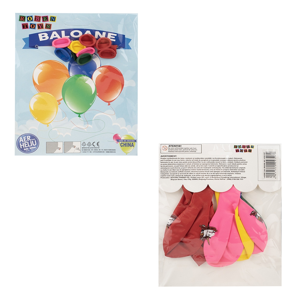 Baloane 2,8 g, Unicorn, Roz, 8 buc/set