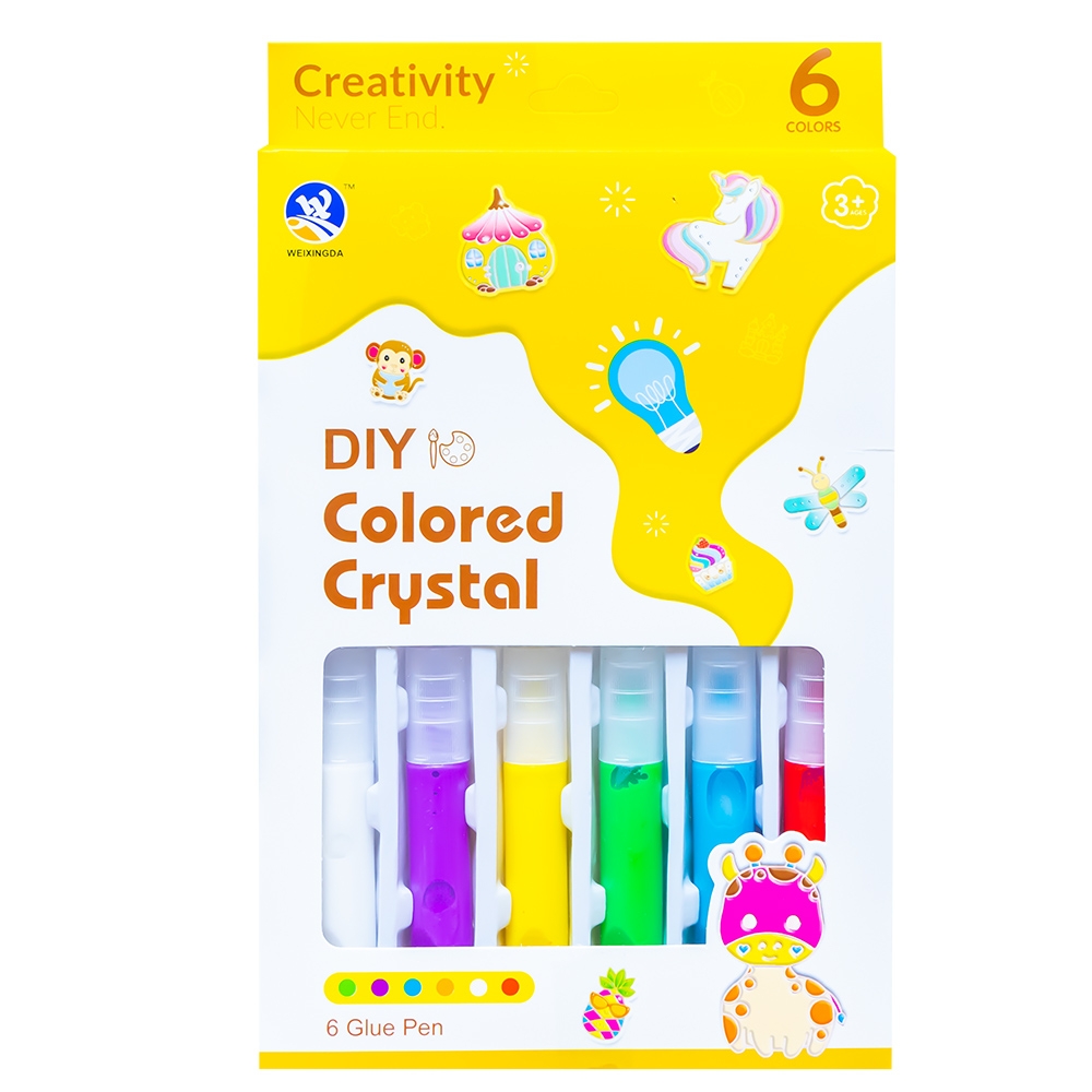 Set creativ, figurine 3D cu gel