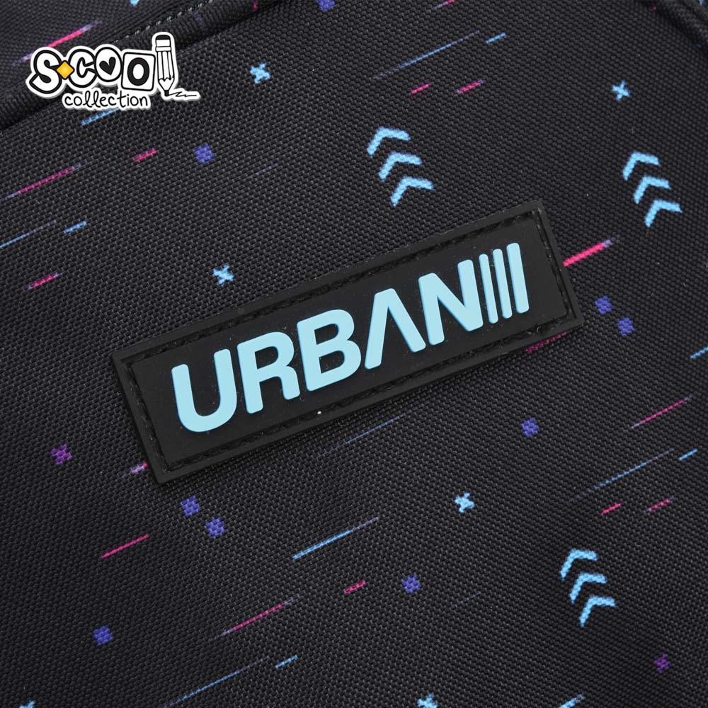 Ghiozdan ergonomic comp. laptop, URBAN PREM., 42x31x16 cm, GAME OVER - S-COOL - imagine 9