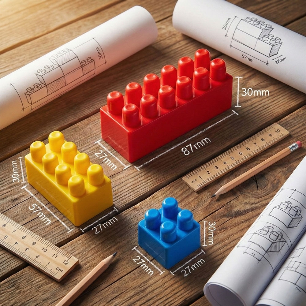 Cuburi 130 piese - ROBENTOYS - imagine 13